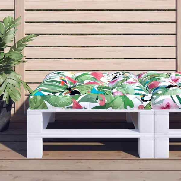 Gossi perna de paleti, multicolor, 80x80x12 cm, material textil