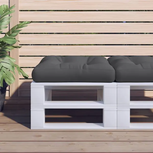 Gossi perna de paleti, negru, 58x58x10 cm, material textil