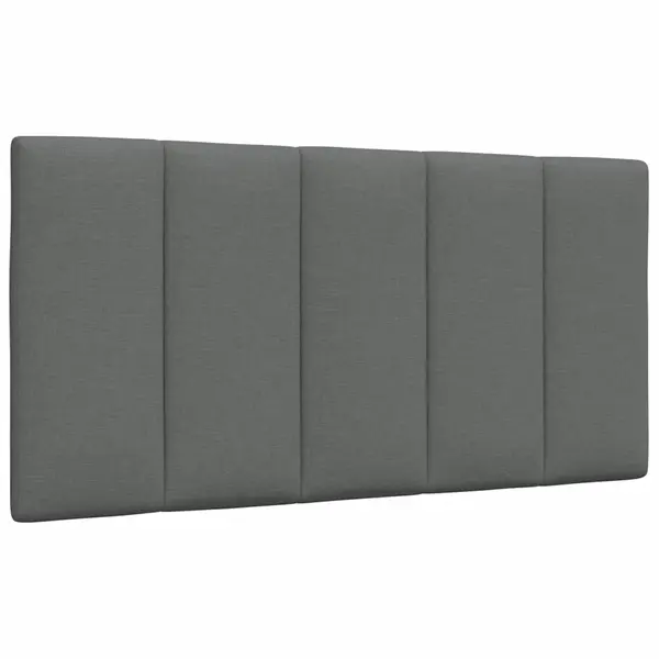 Gossi perna pentru tablie de pat, gri inchis, 100 cm, material textil