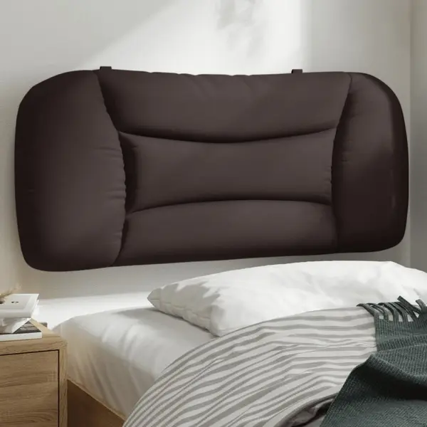 Gossi perna pentru tablie de pat maro inchis, 90 cm, material textil