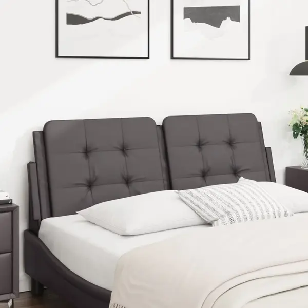 Gossi perna pentru tablie, gri, 120 cm, piele artificiala