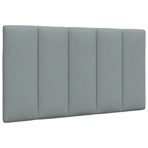 Gossi perna tablie de pat, gri deschis, 90 cm, material textil