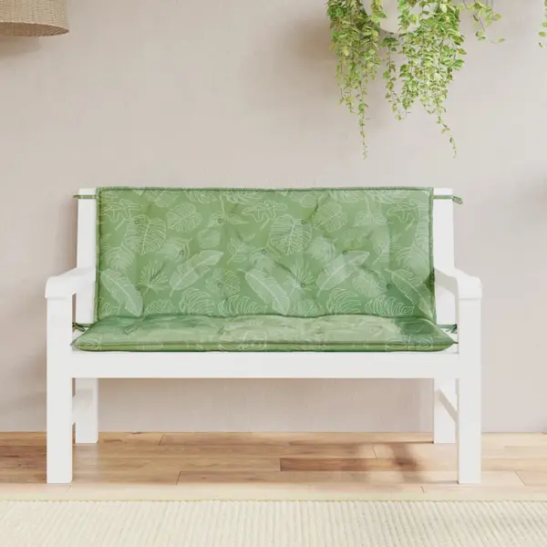 Gossi perne banca de gradina 2 buc. model frunze 120x50x7 cm textil