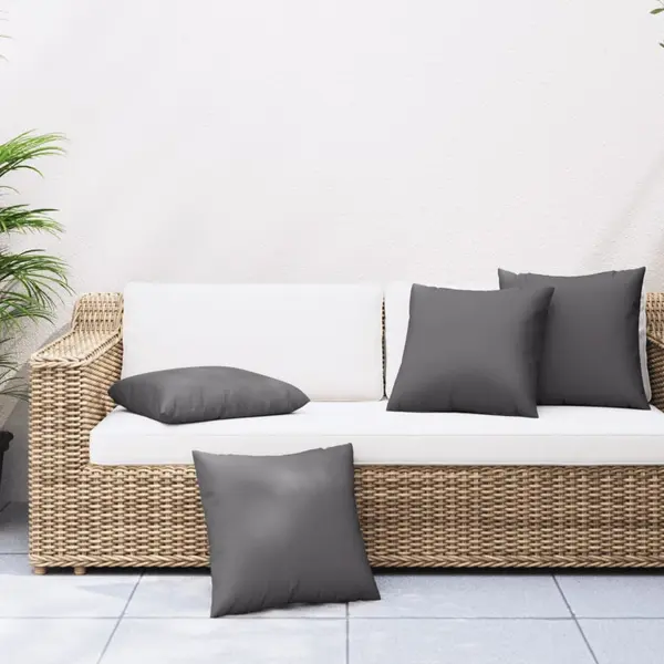 Gossi perne de canapea, 4 buc., antracit, 40x40 cm, textil