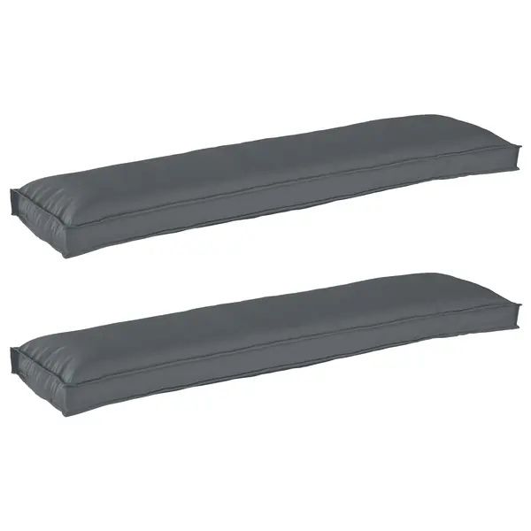Gossi perne pentru palet de banca 2 buc antracit 150x40x8 cm fabrica oxford