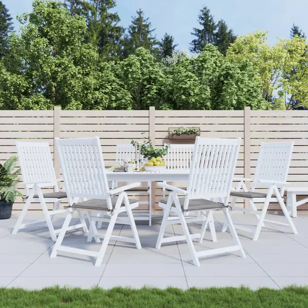 Gossi perne scaune de gradina 6 buc. gri 50x50x3 cm tesatura oxford