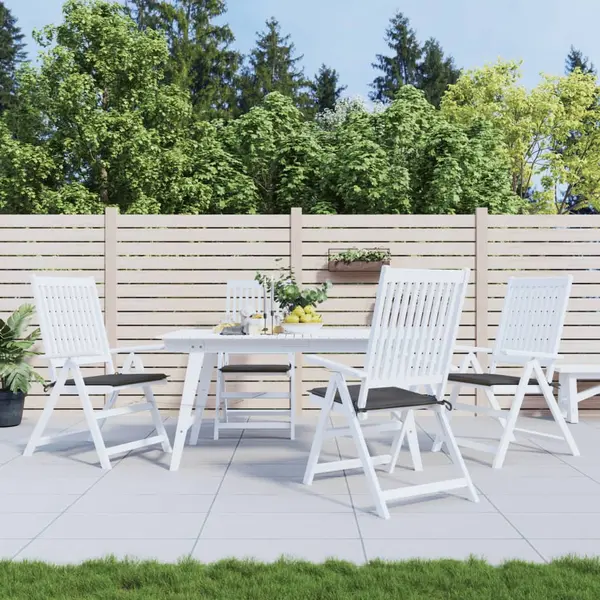 Gossi perne scaune gradina 4 buc. antracit 50x50x3 cm tesatura oxford
