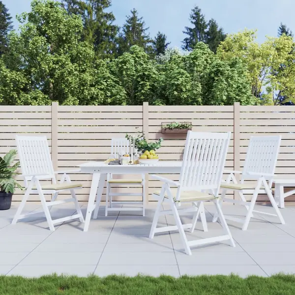 Gossi perne scaune gradina 4 buc. crem 40x40x3 cm tesatura oxford