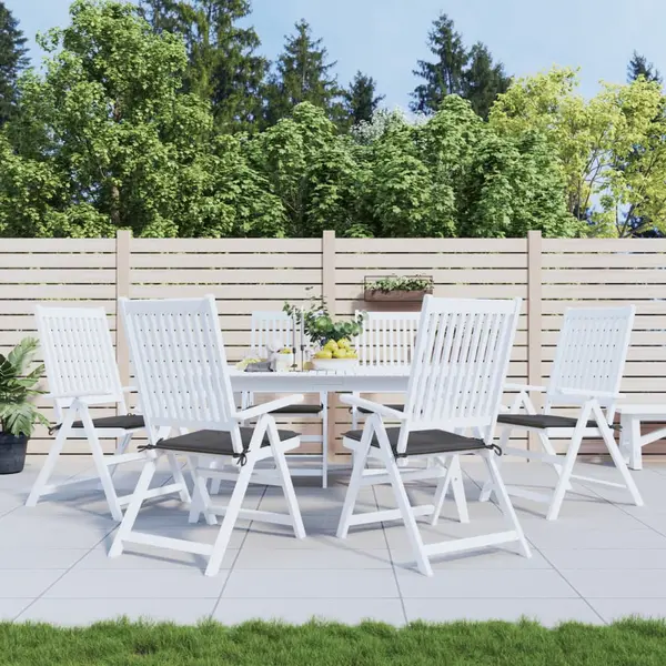Gossi perne scaune gradina 6 buc. antracit 50x50x3 cm tesatura oxford