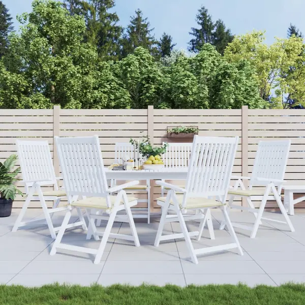 Gossi perne scaune gradina 6 buc. crem 40x40x3 cm tesatura oxford