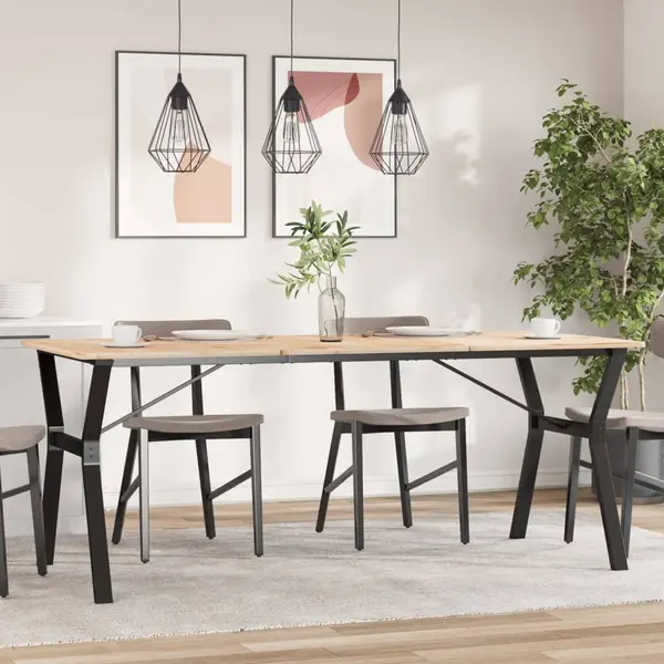 Gossi picioare masa de sufragerie y-frame 180x80x73 cm fonta