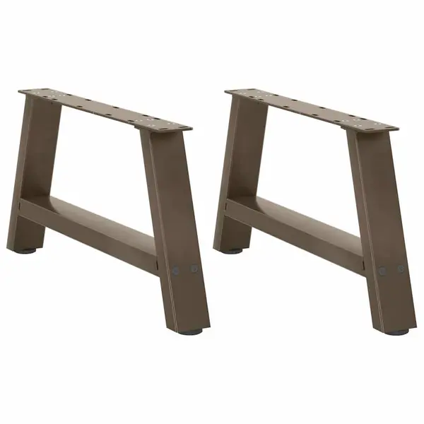 Gossi picioare masuta de cafea in forma a 2 buc 70x(30-31) cm otel