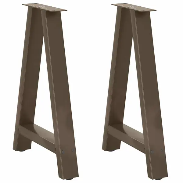Gossi picioare masuta de cafea in forma de a 2 buc 50x(72-73) cm otel