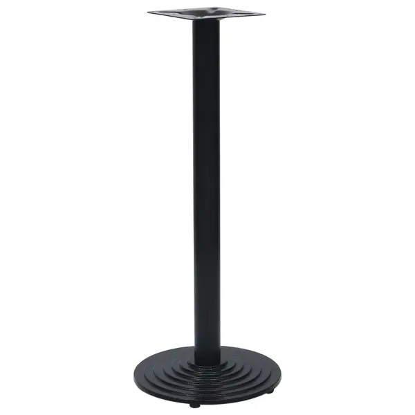 Gossi picior masa de bistro, negru,Ø43x107 cm, fonta