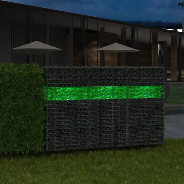 Gossi pietre gabion sticla 60-120 mm 25 kg, verde