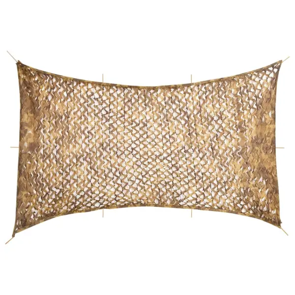 Gossi plasa de camuflaj cu geanta de depozitare, nisipiu, 600x414 cm