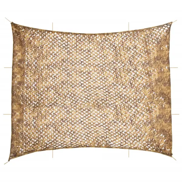 Gossi plasa de camuflaj cu geanta de depozitare, nisipiu, 729x602 cm