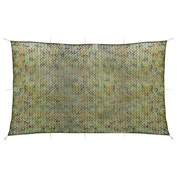 Gossi plasa de camuflaj cu geanta de depozitare, verde, 2x6 m