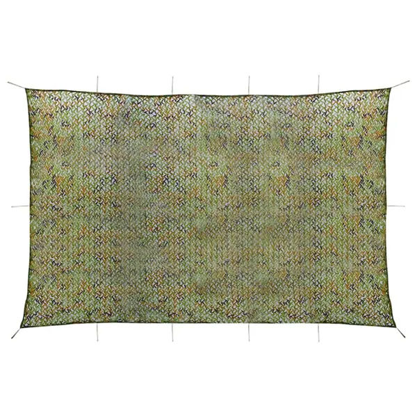 Gossi plasa de camuflaj cu geanta de depozitare, verde, 6x7 m