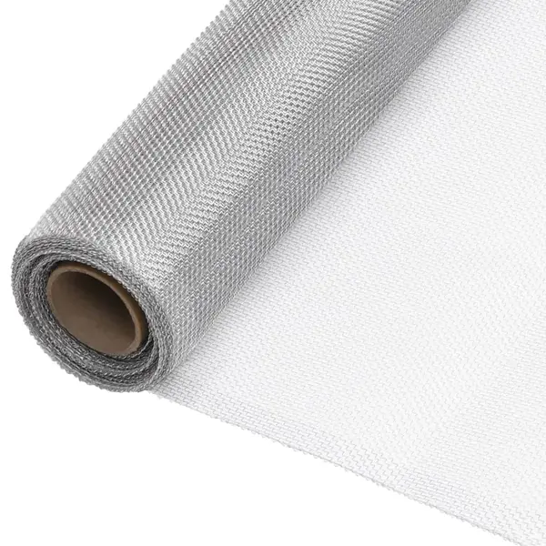 Gossi plasa de sarma, argintiu, 80x2000 cm, aluminiu