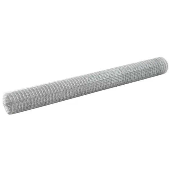 Gossi plasa de sarma gaini, argintiu, 10 x 1,5 m, otel galvanizat