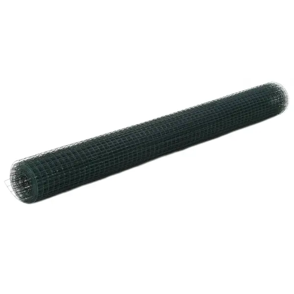 Gossi plasa de sarma gaini, verde, 25 x 1,5 m, otel cu invelis pvc