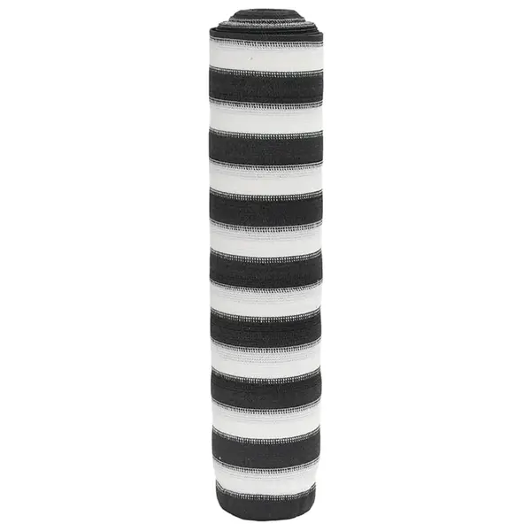 Gossi plasa protectie intimitate antracit/alb 1,5x10 m hdpe 75 g/m2