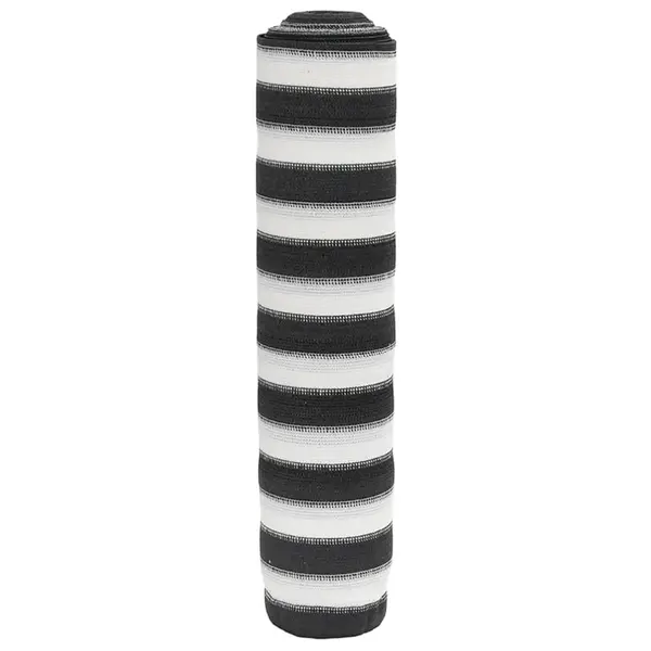 Gossi plasa protectie intimitate antracit/alb 2x25 m, hdpe 150 g/m2