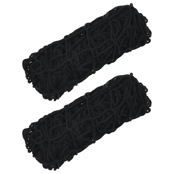 Gossi plase pentru fan, 2 buc, negru, dreptunghiulara, 75x50 cm, pp