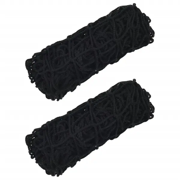 Gossi plase pentru fan, 2 buc, negru, dreptunghiulara, 90x60 m, pp