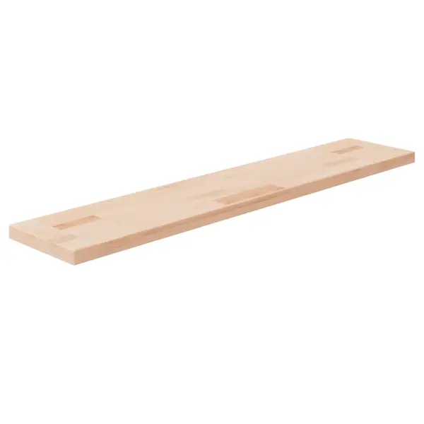 Gossi polita, 100x20x2,5 cm, lemn masiv de stejar netratat