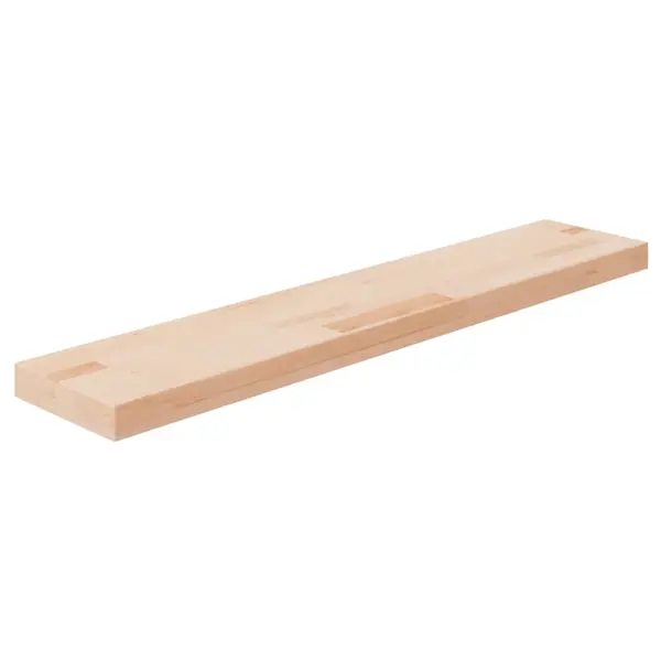 Gossi polita, 100x20x4 cm, lemn masiv de stejar netratat