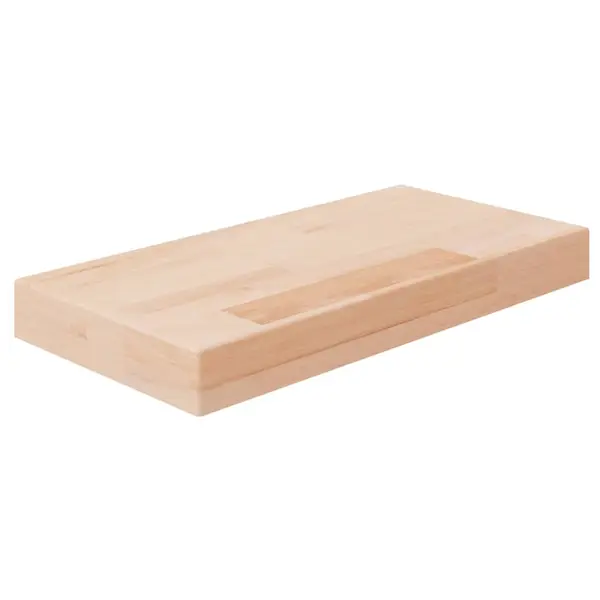 Gossi polita, 40x20x4 cm, lemn masiv de stejar netratat