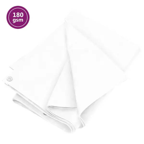 Gossi prelata 180 g/m2, alb, 6x12 m, hdpe