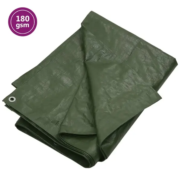 Gossi prelata 180 g/m2, verde, 6x12 m, hdpe