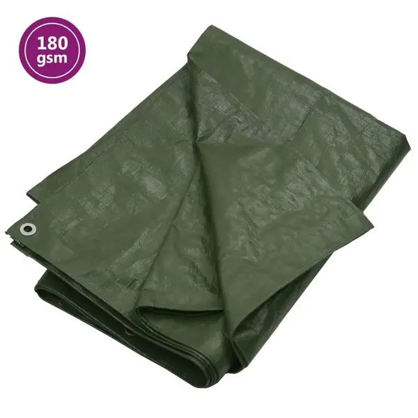 Gossi prelata 180 g/m2, verde, 8x8 m, hdpe