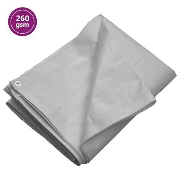 Gossi prelata 260 g/m2, gri, 3x4 m, hdpe