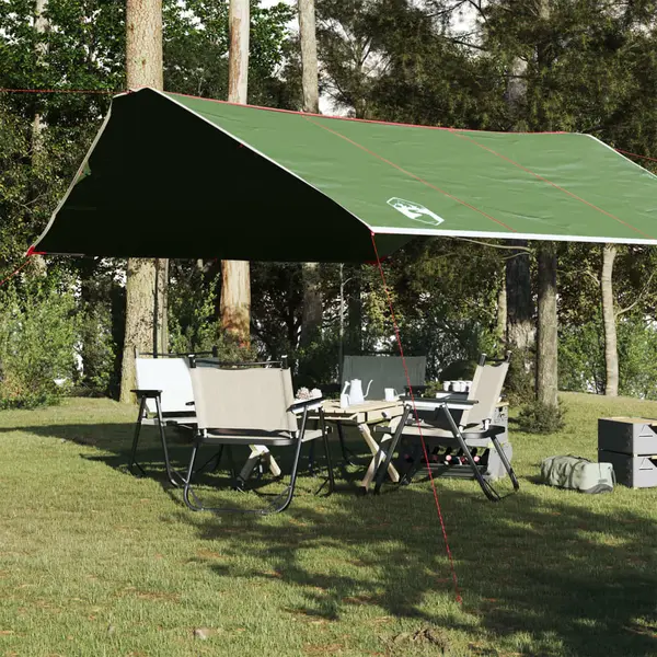 Gossi prelata de camping, verde, 420x440 cm, impermeabila