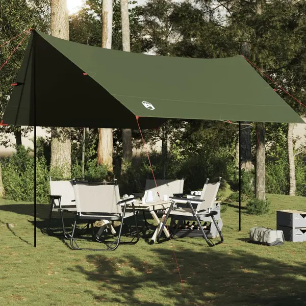 Gossi prelata de camping verde masliniu, 438x376x212 cm, impermeabila
