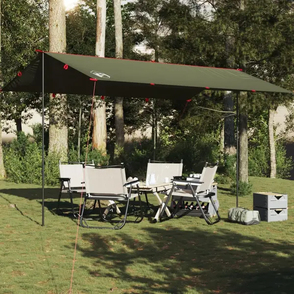 Gossi prelata de camping, verde masliniu, 506x306 cm, impermeabila