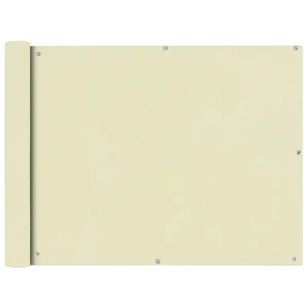 Gossi prelata pentru balcon, material textil oxford, 90x400 cm, crem