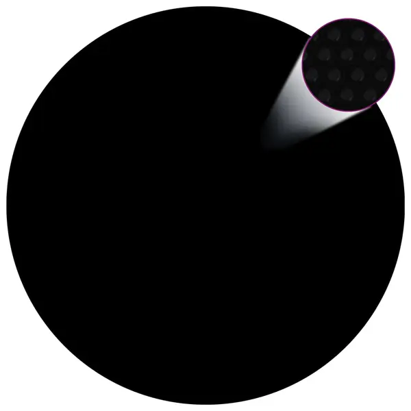 Gossi prelata piscina, negru, 417 cm, pe