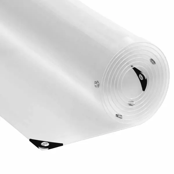Gossi prelata transparenta cu ochiuri 3x8 m pvc