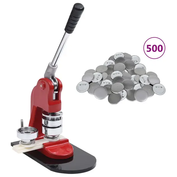 Gossi presa insigne cu 500 piese de insigna cu agrafa, 25 mm