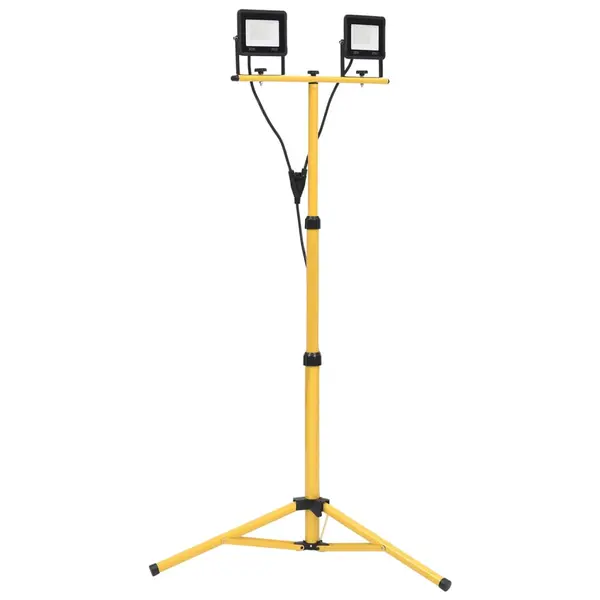 Gossi proiector led cu trepied, 2x30 w, alb cald