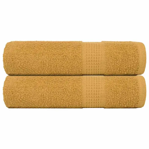 Gossi prosoape de dus 2 buc aur 70x140 cm 360 g/m2 100% bumbac