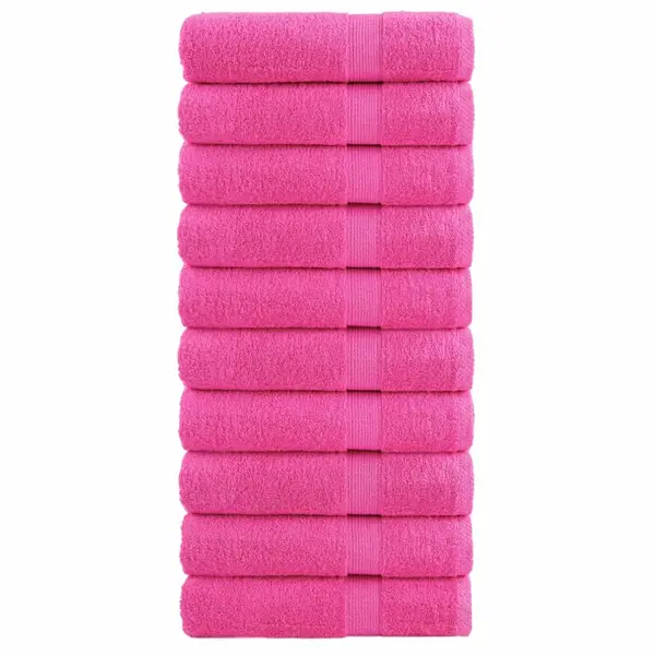 Gossi prosoape de dus premium solund 10 buc. roz 70x140 cm 600 gsm