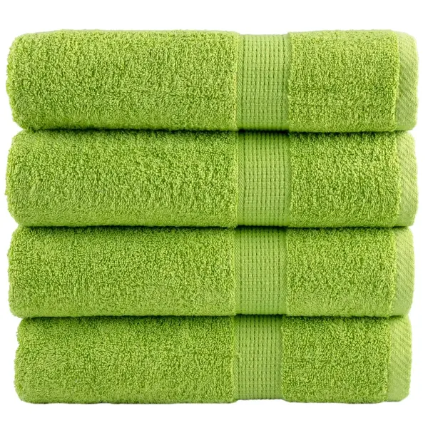 Gossi prosoape de dus premium solund 4 buc. verde 70x140 cm 600 gsm