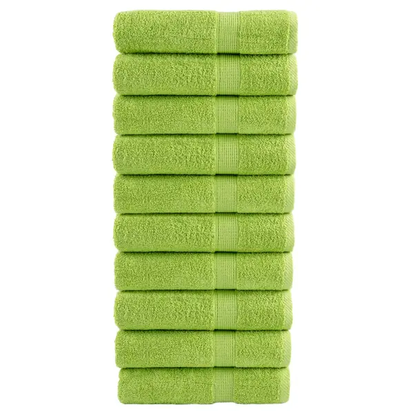 Gossi prosoape de maini premium solund 10 buc. verde 50x100cm 600 gsm