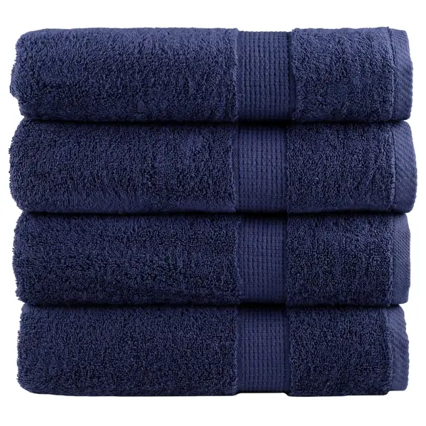 Gossi prosoape de maini premium solund 4buc bleumarin 50x100cm 600gsm